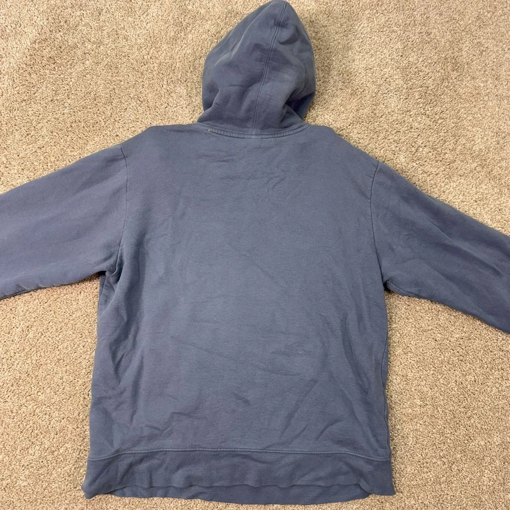 The North Face Hoodie Mens M Since 1968 Graphic Blue Yellow Pullover EUC